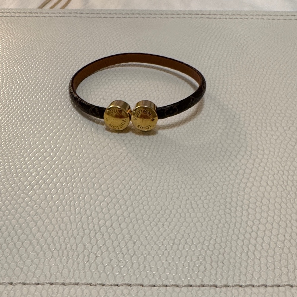 Gold and Brown Designer Bracelet